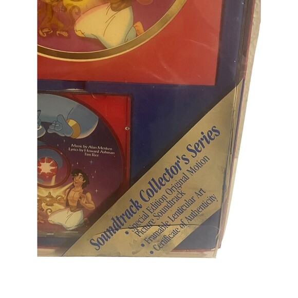 1992 Disney ALADDIN Soundtrack CD Collector's Series ~ Lenticular Art - Picture 8 of 15